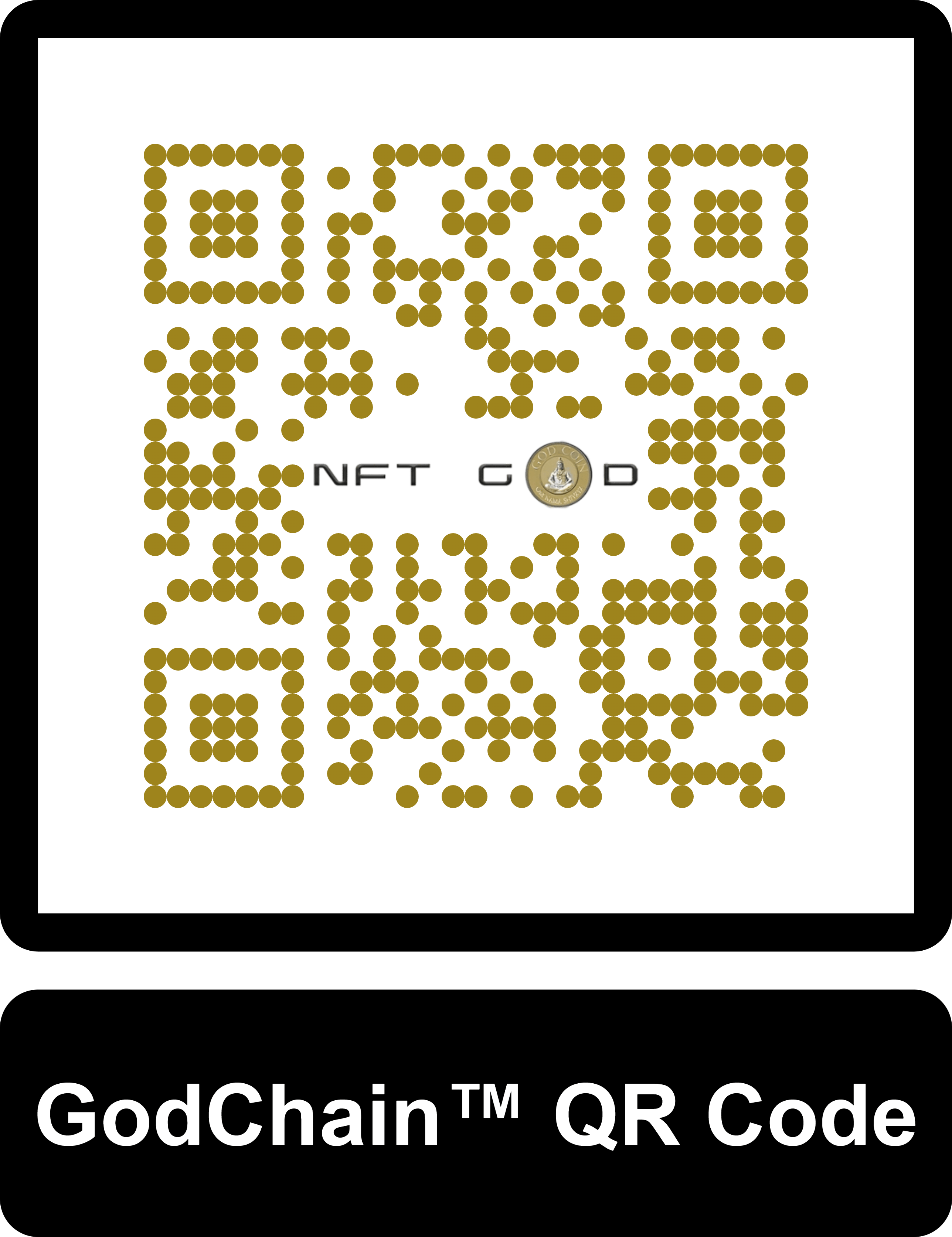 NFT Programmable Godchain™ Technology QR Key Code