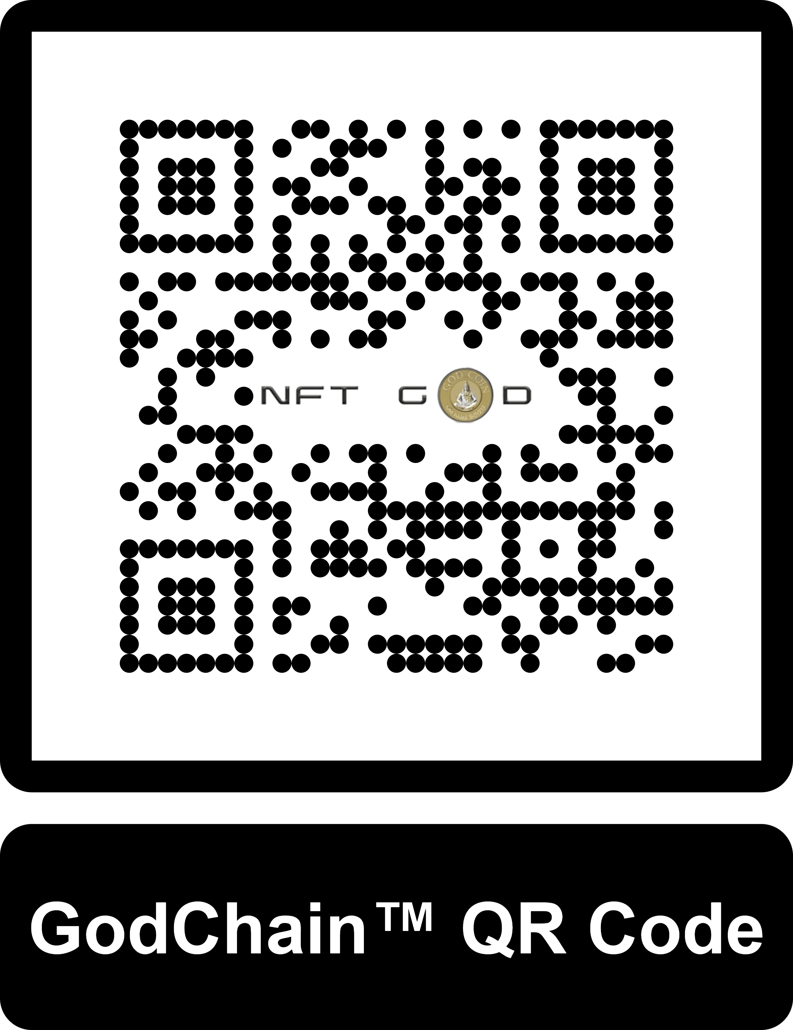 NFT Programmable Godchain™ Technology QR Key Code
